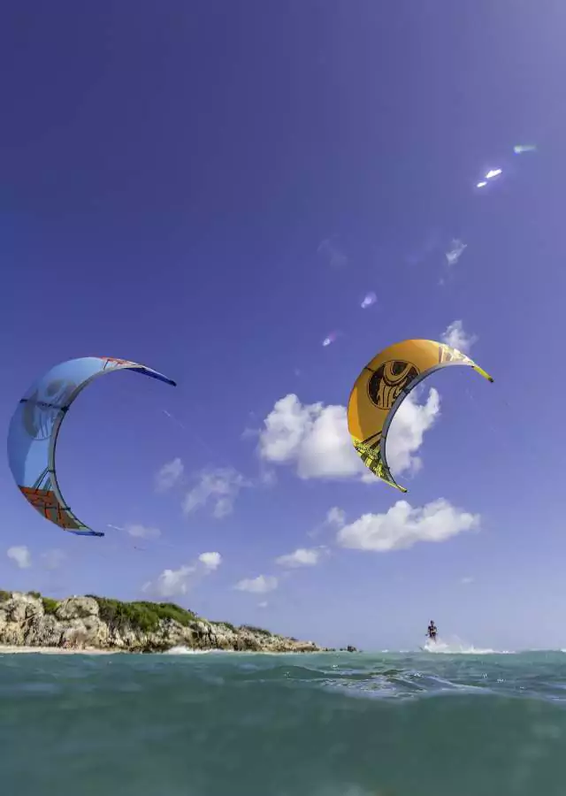 Kite surfing